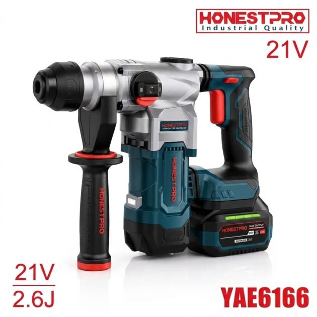 Marteau piqueur perforateur à batterie 21V 2.6j YAE6166