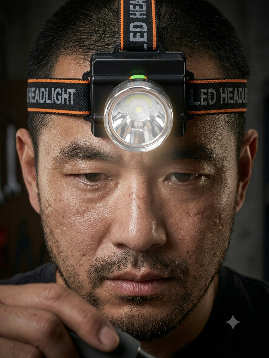 lampe frontale LED HD-1707 - الصورة 2