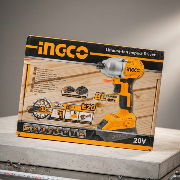 Visseuse à choc sans fil 20V avec batterie INGCO CIRLIE2001