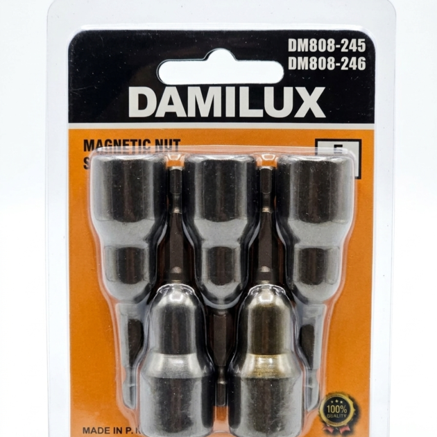Jeu de douilles magnétiques pour visseuse / perceuse DAMILUX DM808-245