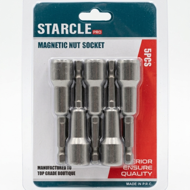Jeu de douilles magnétiques pour visseuse / perceuse STARCLE ST-8277