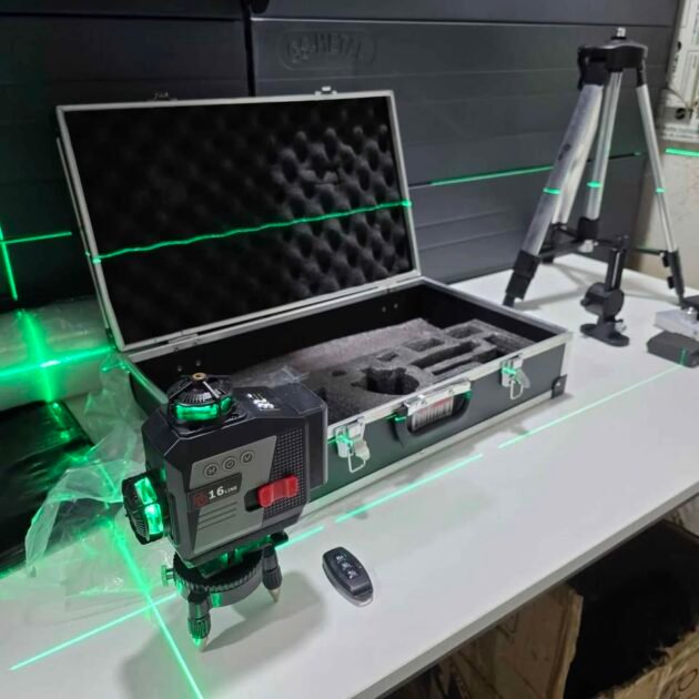 Niveau laser 4D 16 lignes 360° Avec trépied HD PRO