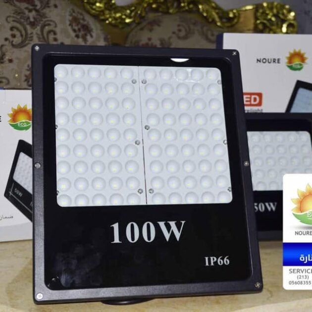 PROJECTEUR 100W NOIRE LIGHT NL-002