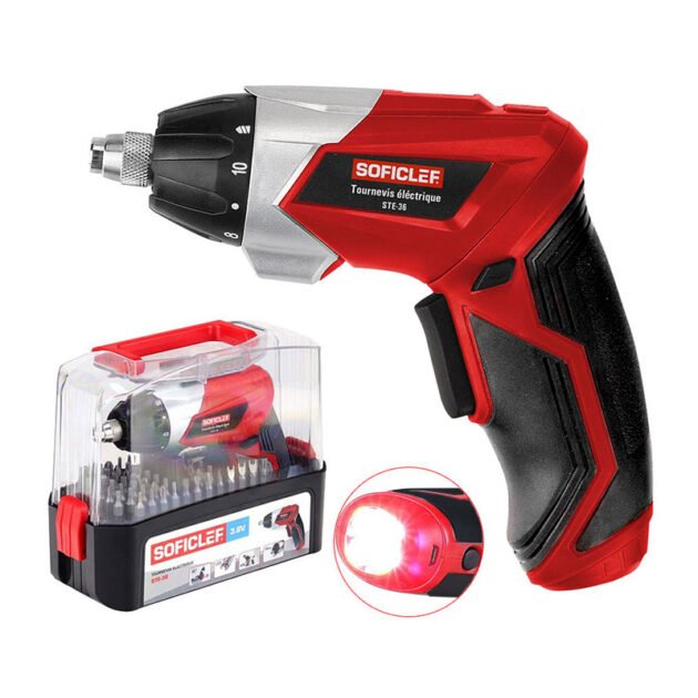 Tournevis électrique 3,6V  SOFICLEF STE-36