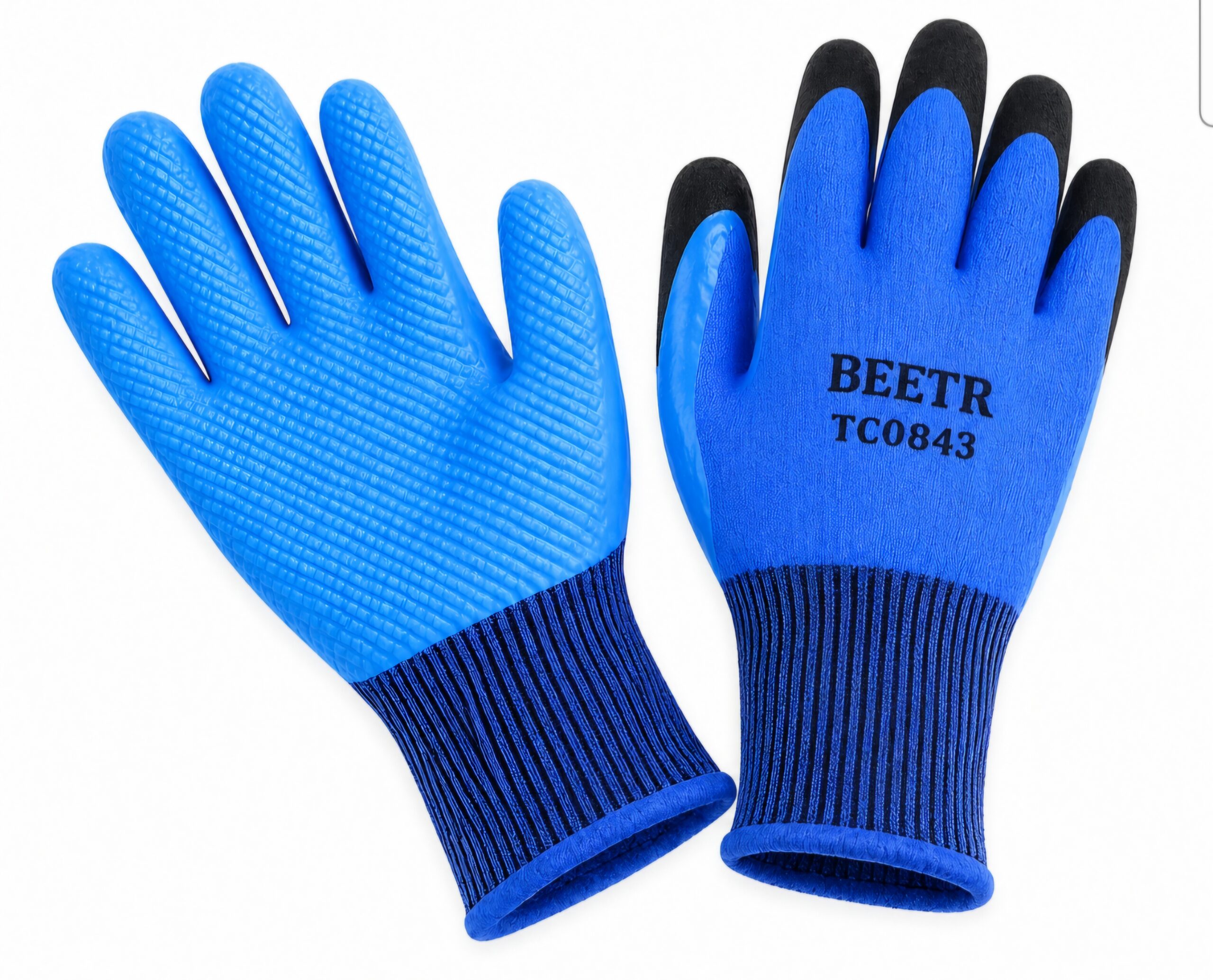 Ensemble de 12 paires de gants de protection taille 10 bleu BEETRO TC0843 - الصورة 2