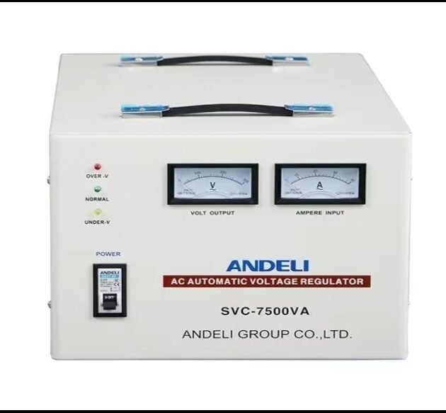 Stabilisateur andeli 7500va input  150 to 250v scv-7500