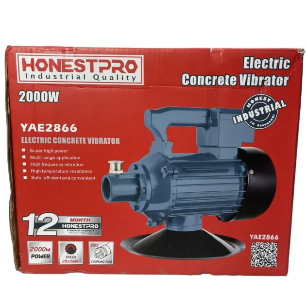 VIBREUR A BETON 2000W HONESTPRO YAE2866