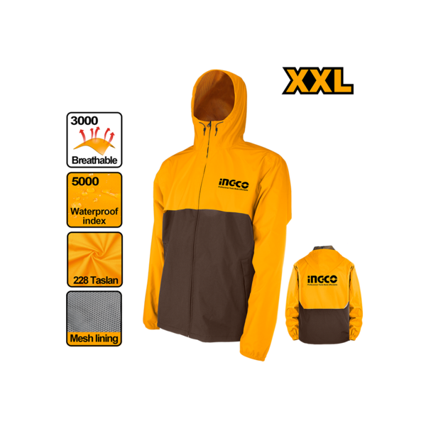 Veste de travail XXL INGCO HJATL2281