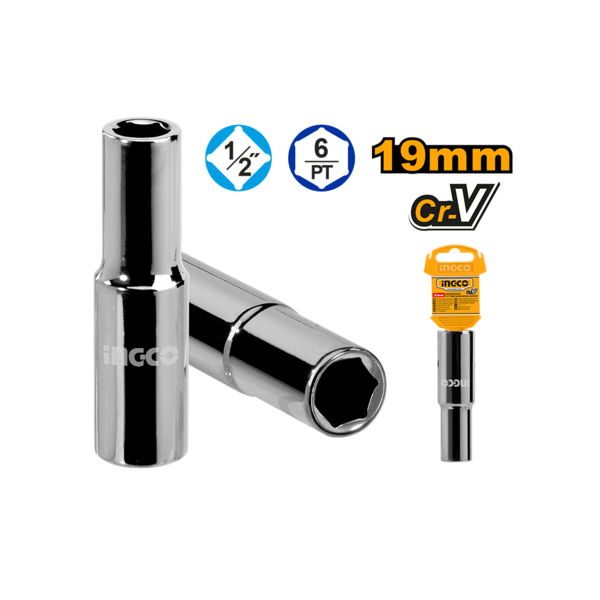 DOUILLE A CHOC 19MM 1/2″ 06PANS INGCO HHAST12193L