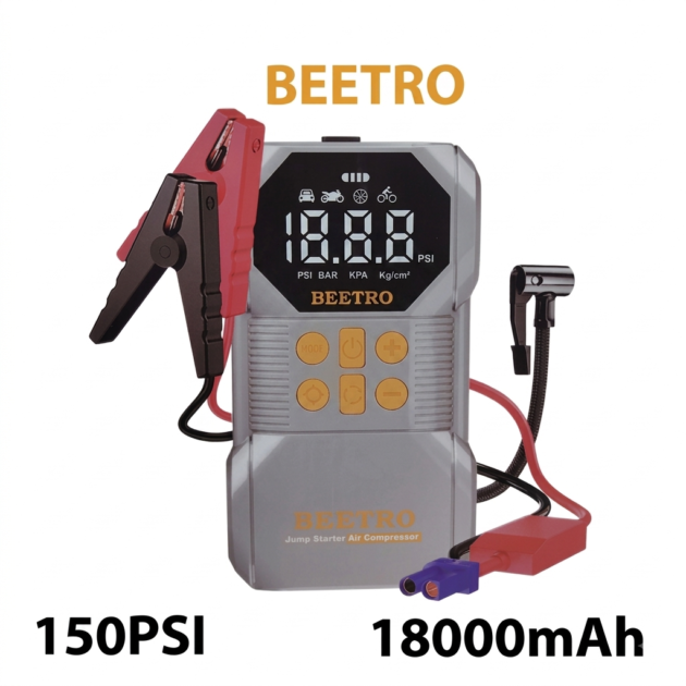 BOOSTER BATTERIE AUTONOME AVEC GONFLEUR 18000MH BEETRO BE0191