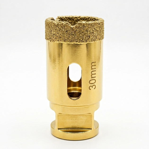 Scie cloche en diamant pour meuleuse d'angle 30mm