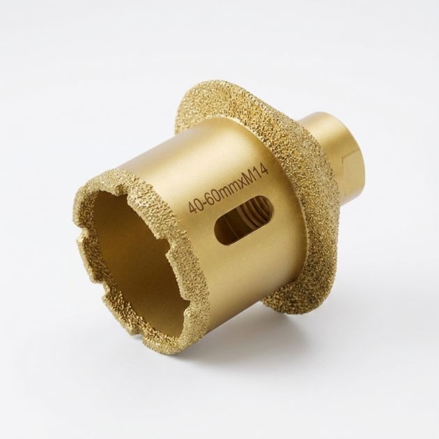 Scie cloche en diamant pour meuleuse d’angle 40-60mm*M14