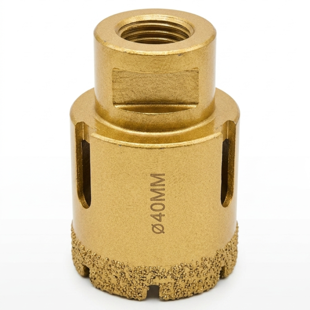 Scie cloche en diamant pour meuleuse d'angle 40mm