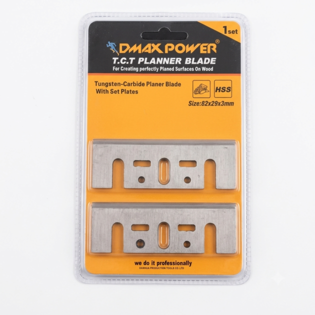 Lame de rabot TCT 82x29x3mm DMAXPOWER