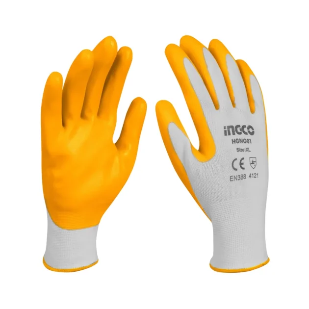 Gants de sécurité en caoutchouc nitrile résistant à l'huile HGNG04