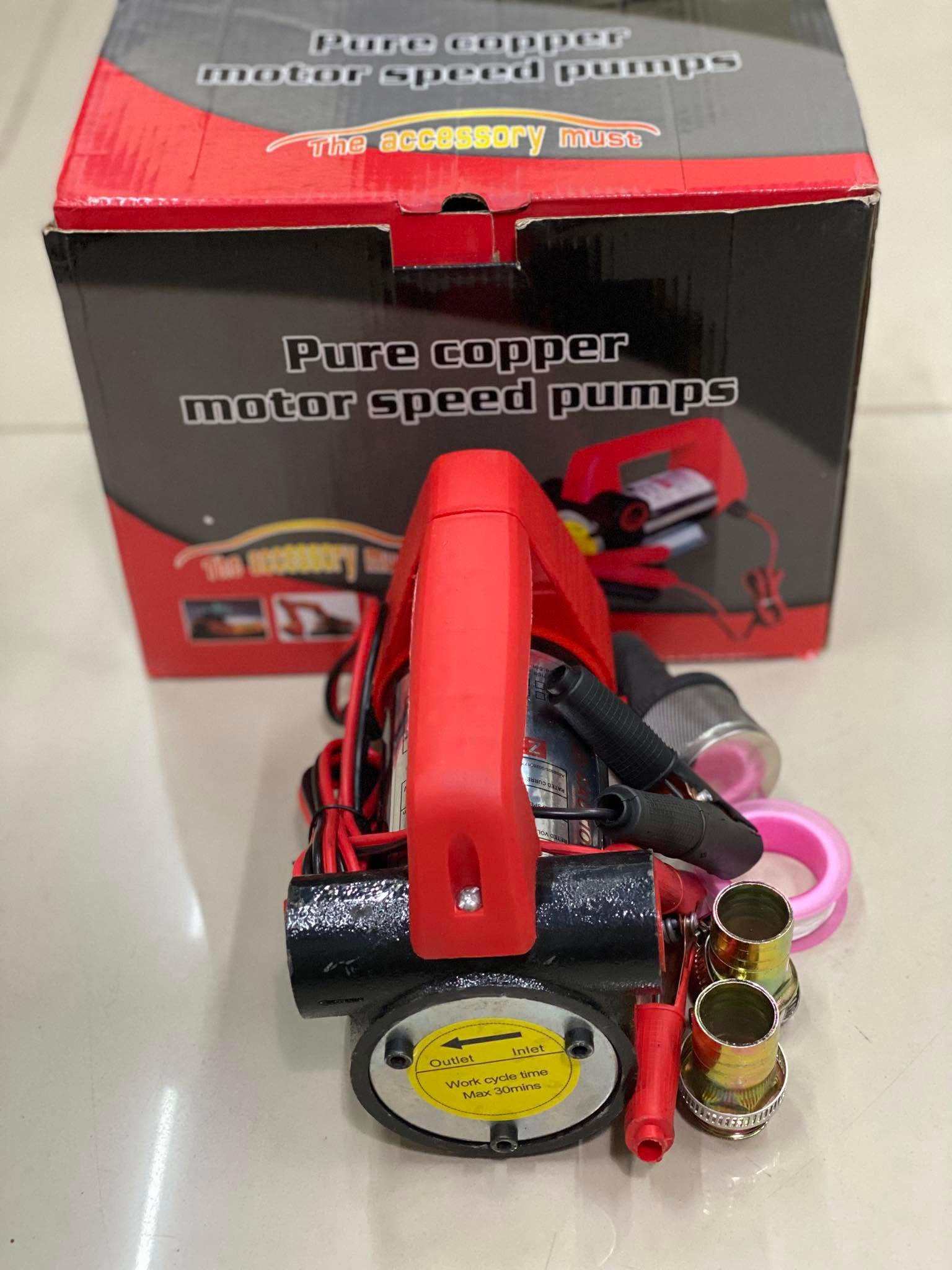 Pompes à moteur en cuivre pur 12V avec arrêt automatique