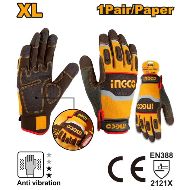 Gants de mécanicien en microfibre XL HGMG02-XL