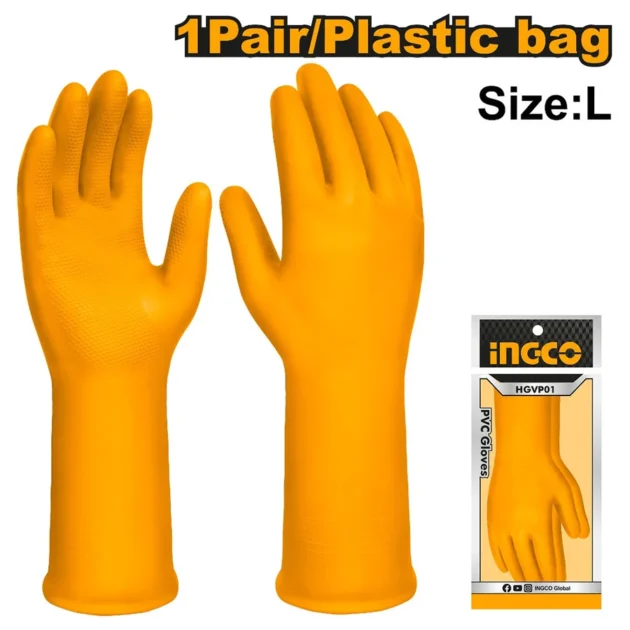 Gants de sécurité en PVC 32 cm HGVP01