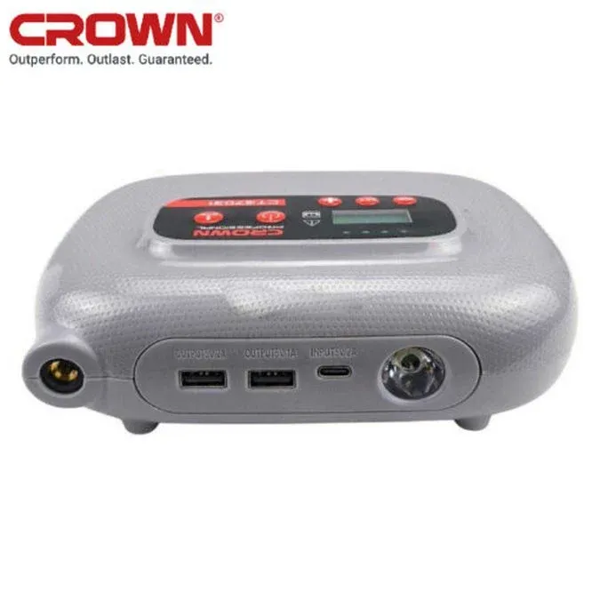 BOOSTER BATTERIE + GONFLEUR CROWN CT37031 - الصورة 3