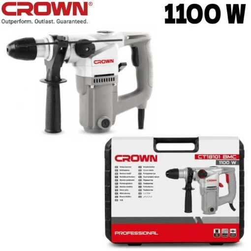 Marteau Perforateur 36mm 1100W CROWN CT18101