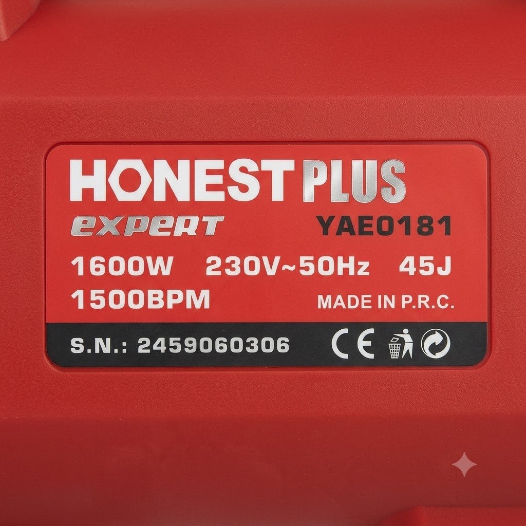 Marteau piqueur 1600W HONESTPLUS YAE0181 - الصورة 4