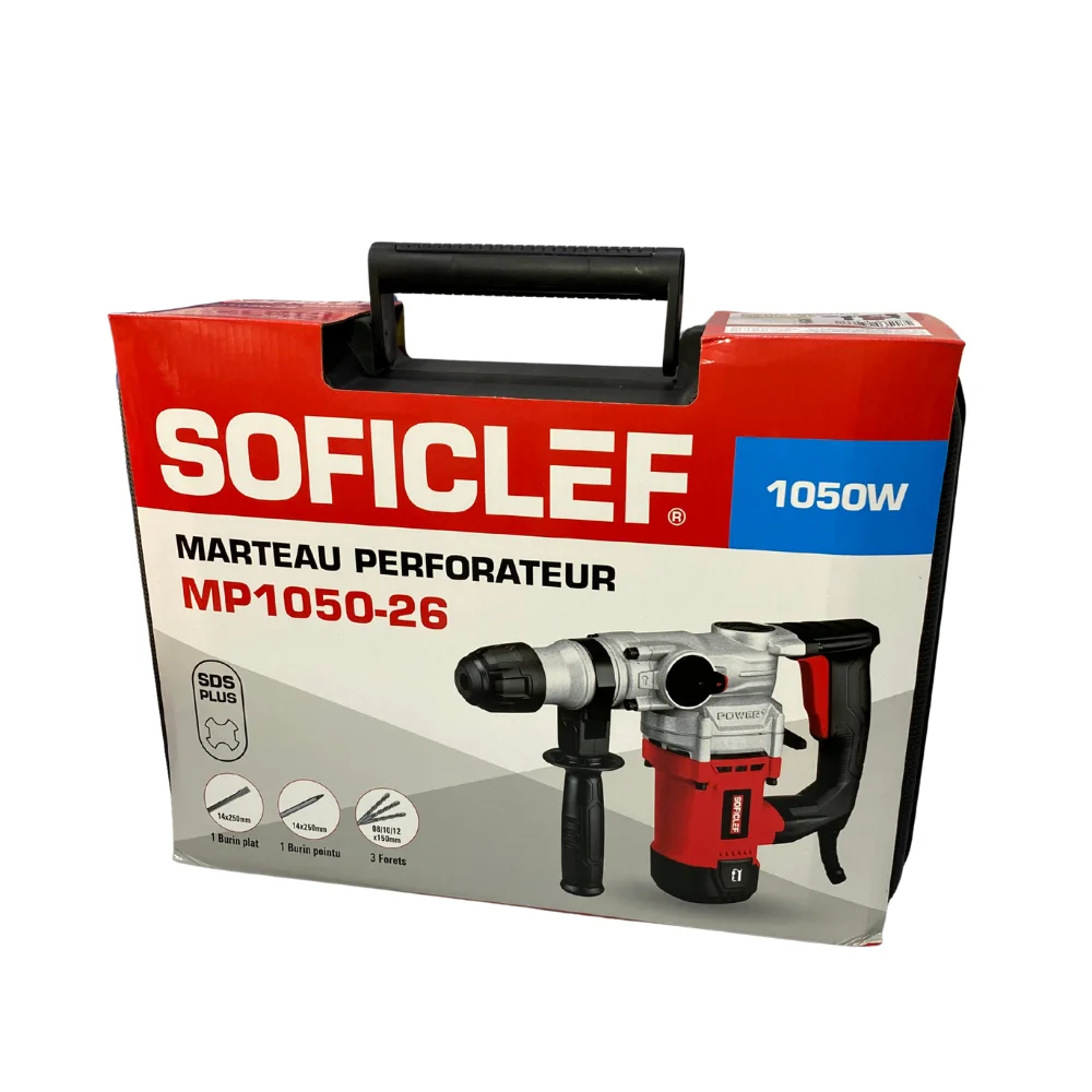 MARTEAU PERFORATEUR 1050W SOFICLEF MPZ1050-26 - الصورة 3