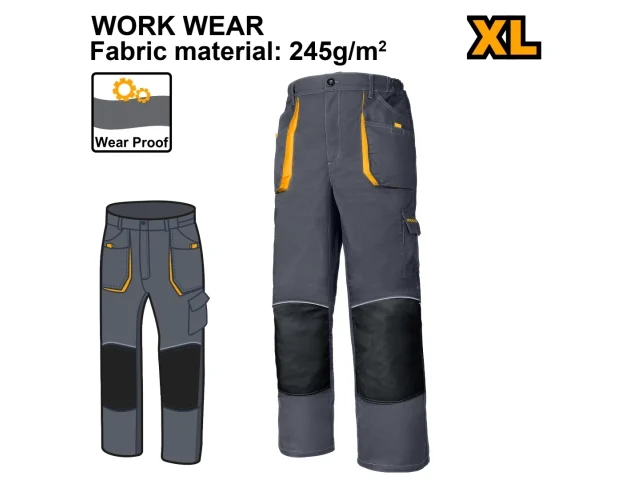 Pantalon de travail taille XL INGCO WUCT8022.XL