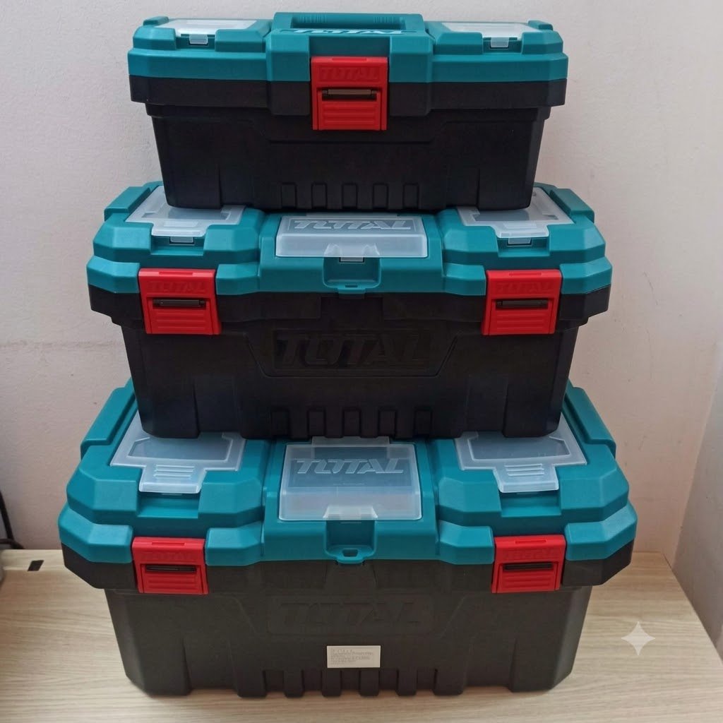Boites A Outils 3Pcs Vides En Plastique TOTAL TPBXK0031 - الصورة 2