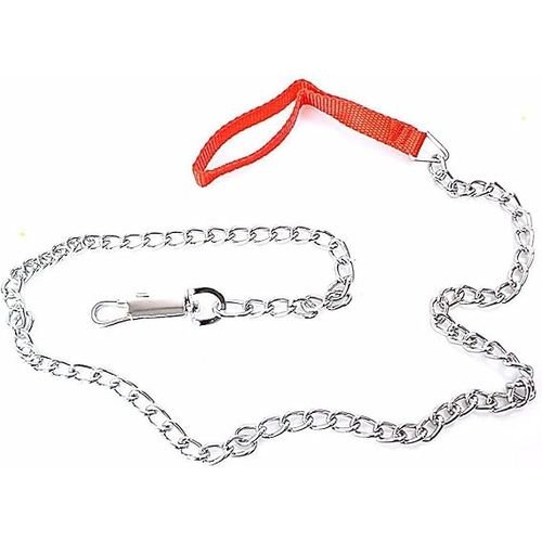 Chaîne pour chien 4 mm - Rouge, longueur 1,50 cm