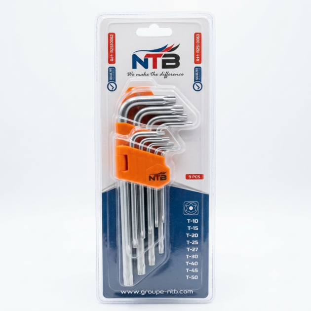 CLE TORX JEUX 9PCS MM R25L0063