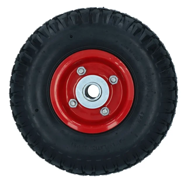 Roue 10 pouces pour diable, chariot, brouette de jardin