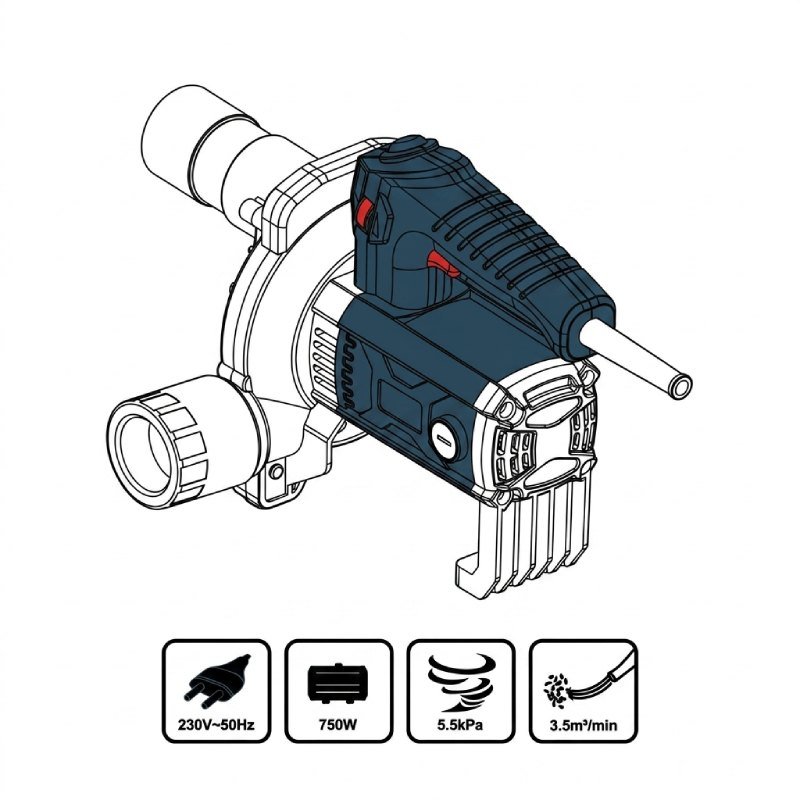 Aspirateur Souffleur 750W HONESTPRO YAE2430 - الصورة 2