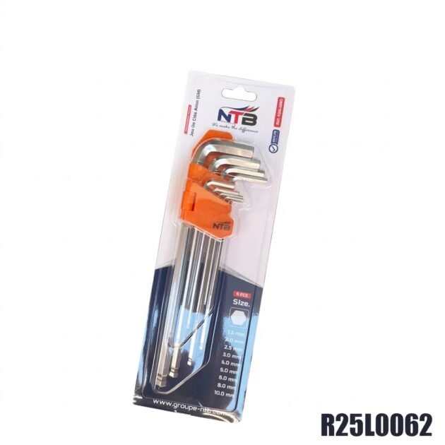 Jeu de clés Allen 9 pièces NTB R25L0062