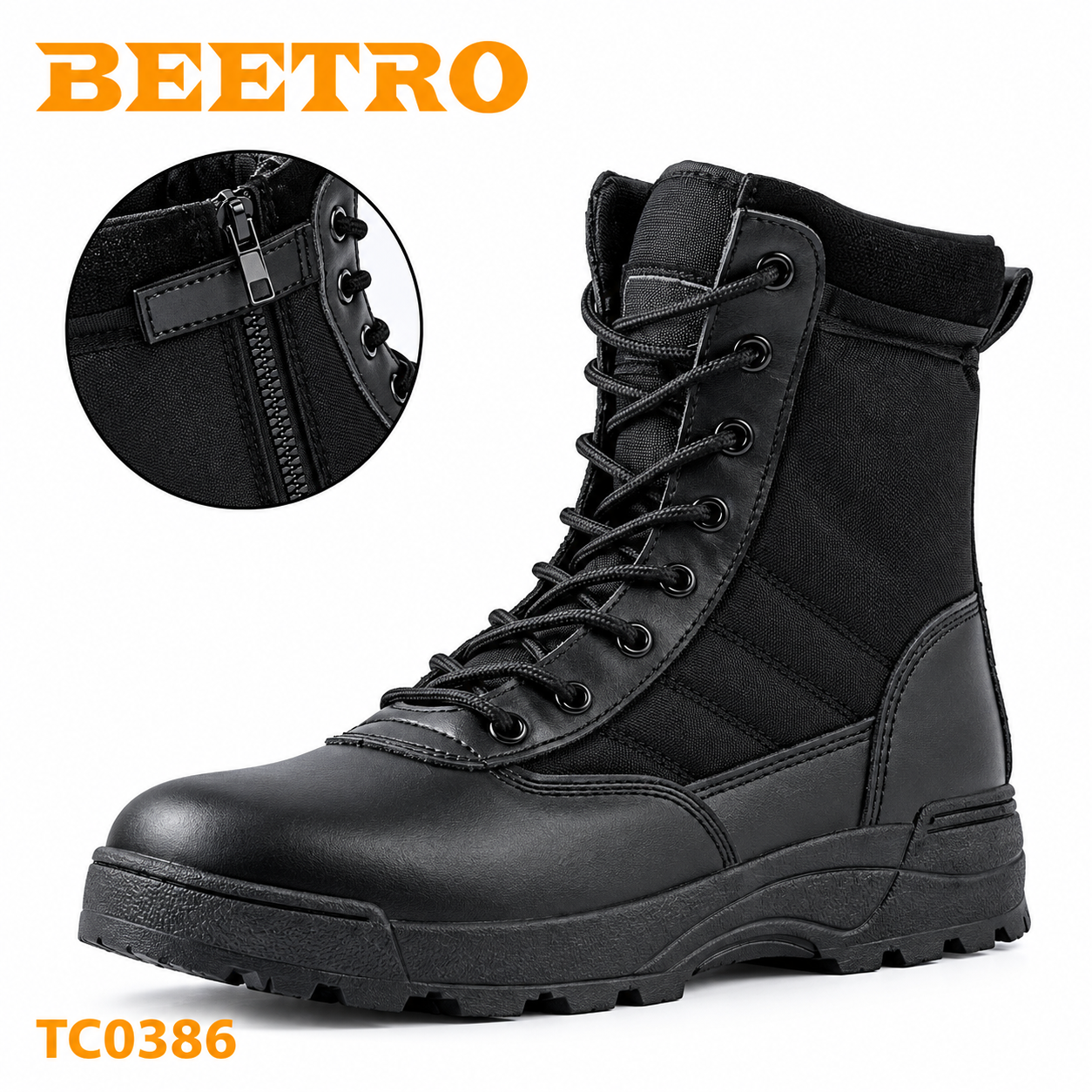 Boots de sécurité fabriqué du cuir solide et de haute qualité BEETRO TC0386 - الصورة 2