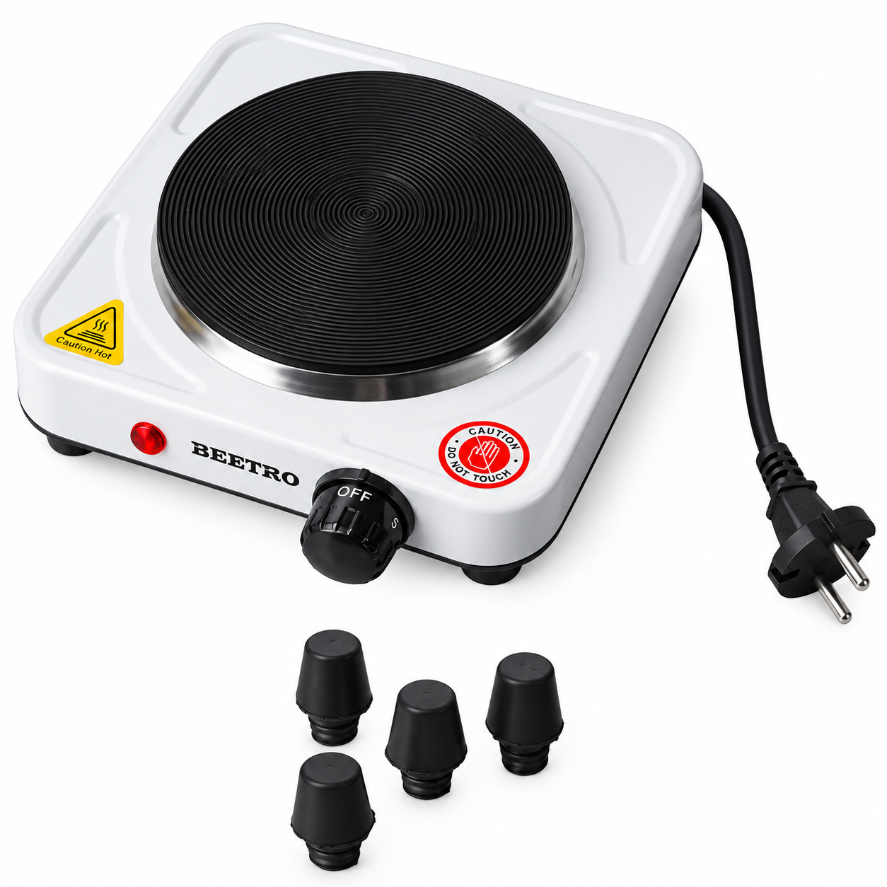 Plaque Chauffante Électrique 1000W Beetro BE0042 - الصورة 2