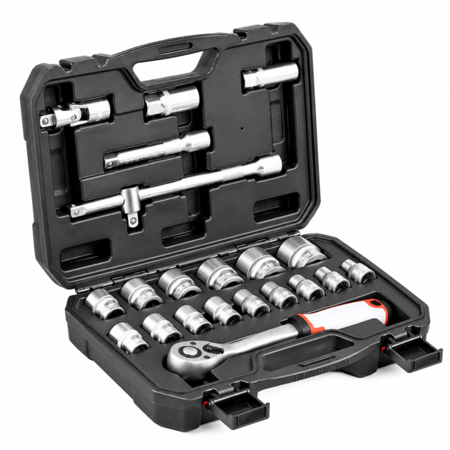 CAISSE A DOUILLE 1/2″ 22PCS CROWN CPHSW-XE22A