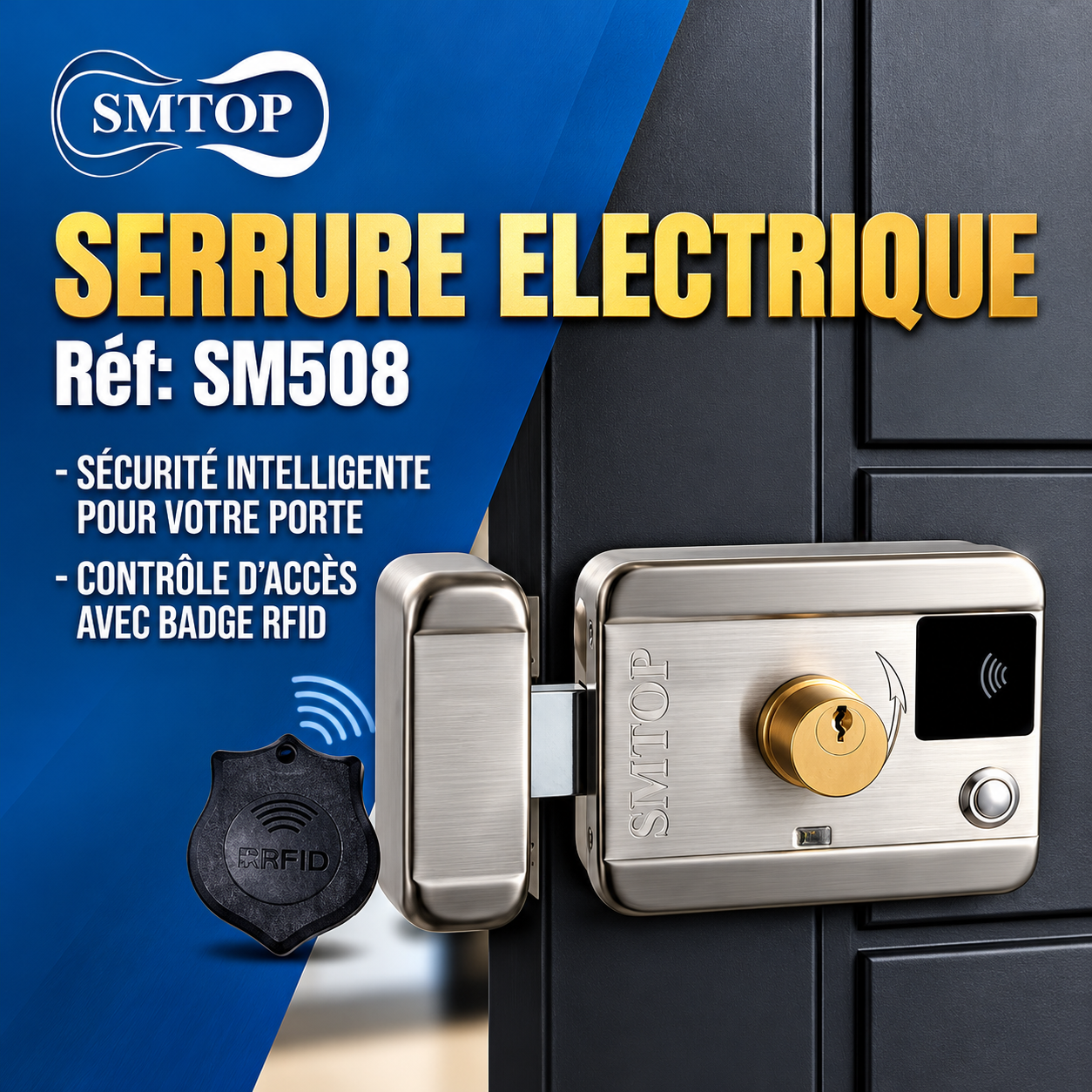 Serrure Electrique Intelligente SMTOP SM508
