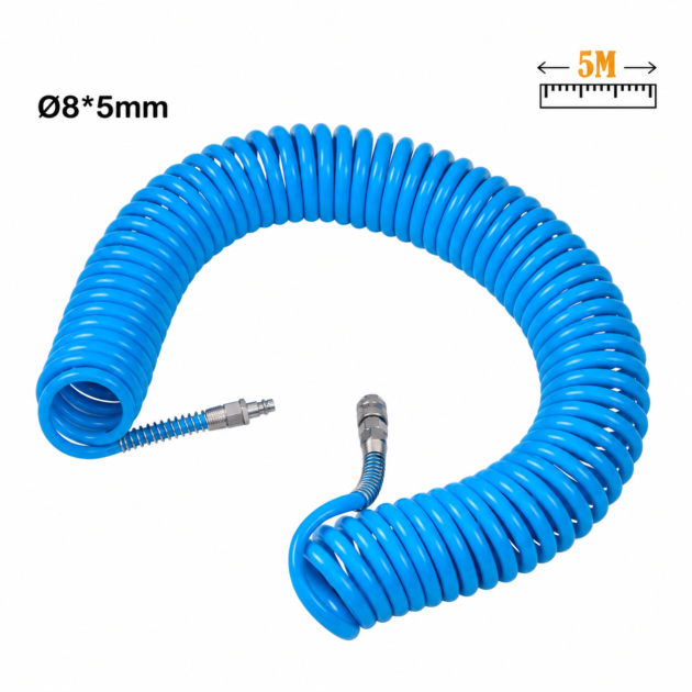Tuyau à air comprimé en polyuréthane Ø8*5mm 15m 10bar BEETRO TC0262-5M