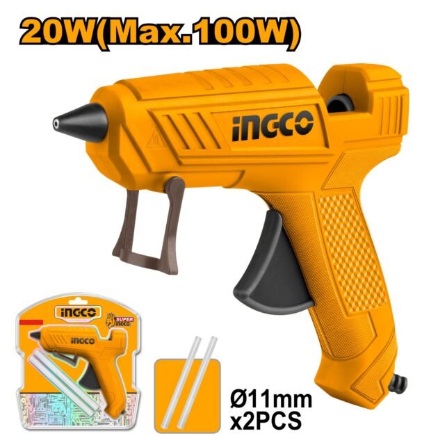 pistolet à colle 20 W (100 W) INGCO GG148
