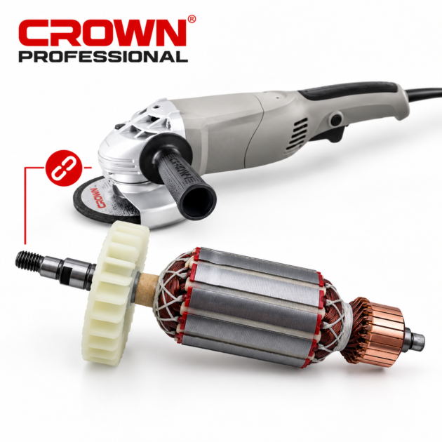 Induit Tronçonneuse Meuleuse 1010W (CT13022) CROWN / 23827600101