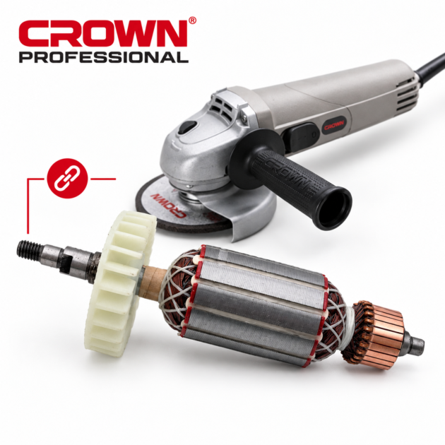 Induit Tronçonneuse Meuleuse 600W (CT13003) CROWN / 23853400101