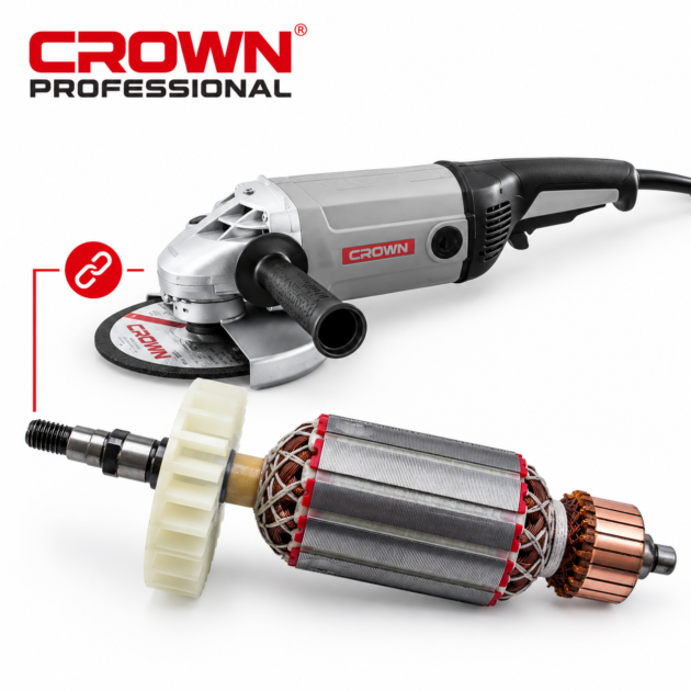 Induit Tronçonneuse Meuleuse 2200W (CT13070) CROWN / 23849200201