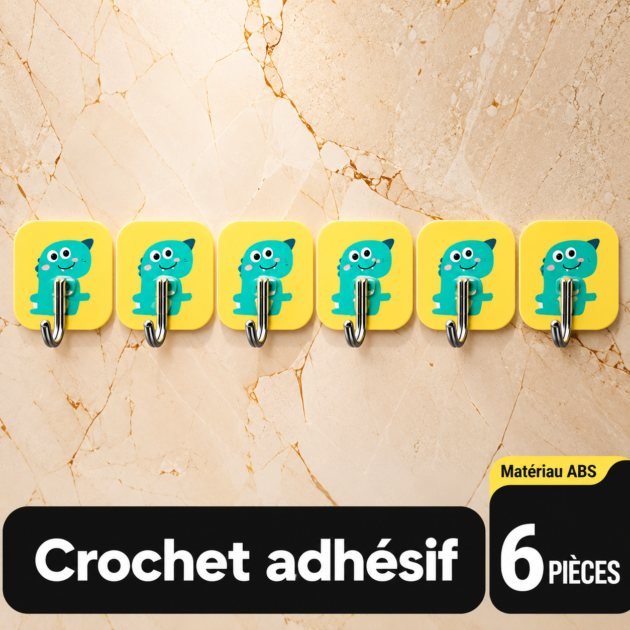 Crochet a ventouse 6 pieces