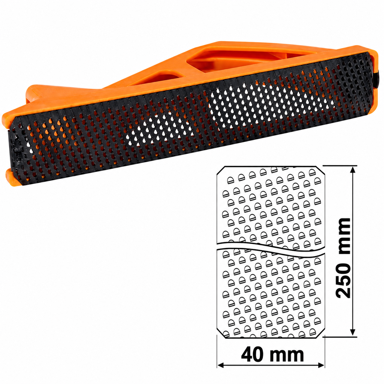 Rabot manuel 40*250mm pour Bois, PVC, et Plâtre BEETRO TC0126 - الصورة 2